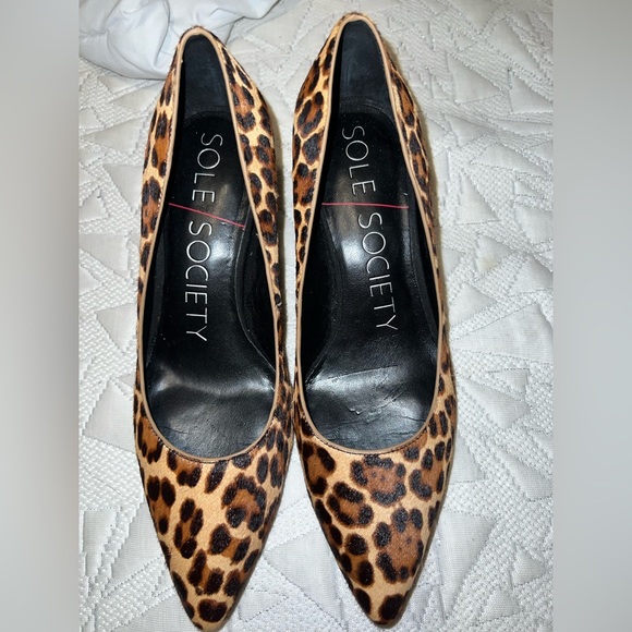 Leopard print small heel - Picture 2 of 4
